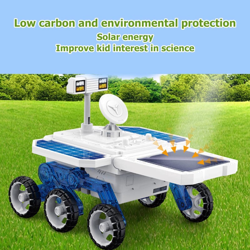 DIY Solar Space Car 4WD Building Kit Educational Toy - Image 5