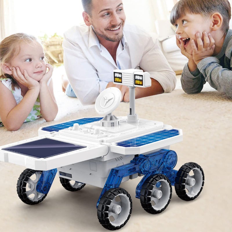 DIY Solar Space Car 4WD Building Kit Educational Toy - Image 3