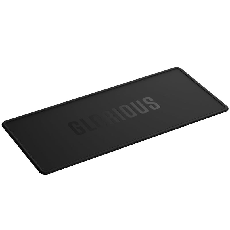 GLORIOUS Gaming Sound Dampening Keyboard Mat Stitched Edges Absorbs Keyboard Sounds Vibrations Machine Washable NonSlip Base Fits Most Compact Keybaords 1417 x 638 x 016mm Black - Image 2