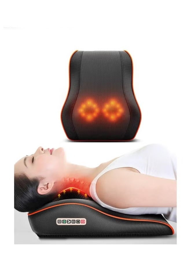 Snado Lumbar & Shoulder-Neck Massager | Cervical-Back-Waist Massage Pillow | Car & Home Lumbar Support | Multifunctional Full-Body Massage Pillow  - Image 4