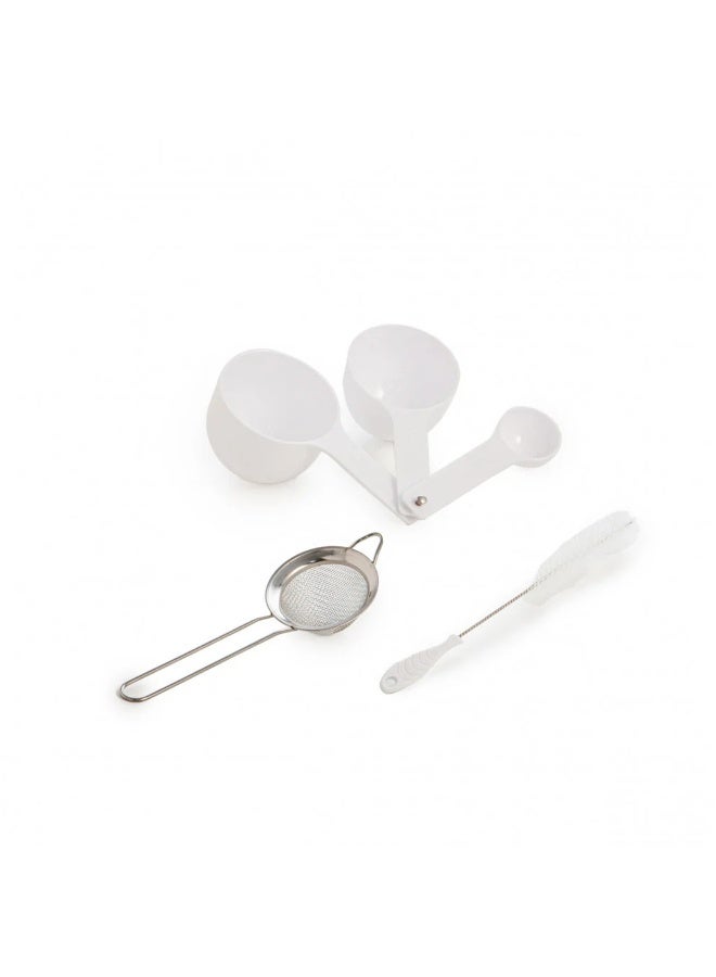 غالف دالا غلاية شاي كهربائية سيراميكية من جلف دالا مع قاعدة تسخين - تصميم دالا عربي أنيق، أبيض - Image 3