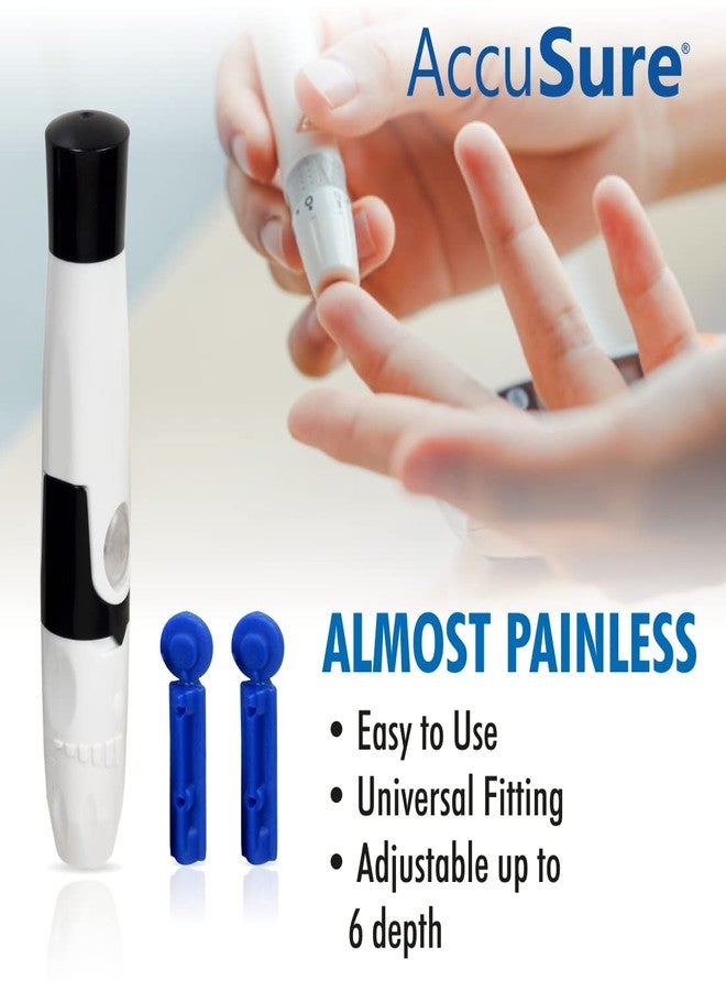 AccuSure Blue Blood Glucose Meter Contains Free 25 Strips - Image 3