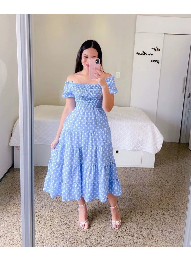 general 2025-2026 Women's Dress - Elegant French Style Fresh Print Fashion - Image 1