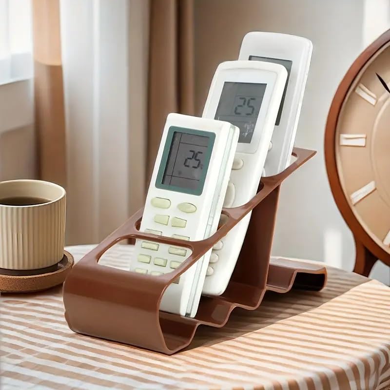 RASIKVAR 4 Compartment Tabletop Remote Control Holder/Tv Remote Holder/Air-Conditioner TV DVD VCR Cell Phone Stand/Remote Control Storage Organizer - Image 3