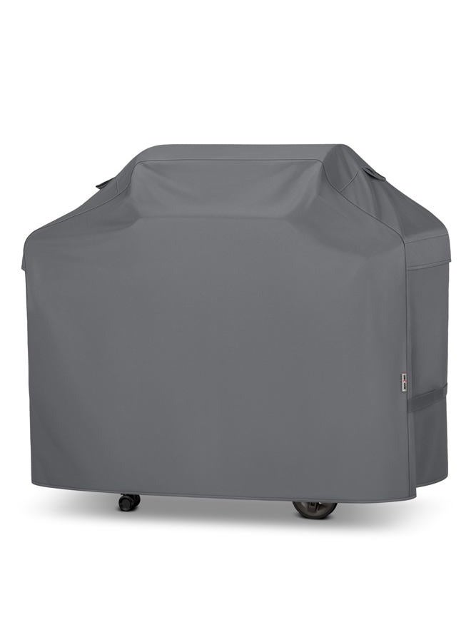 Unicook Grill Cover 55 Inch, Heavy Duty Waterproof BBQ Cover, Fade Resistant BBQ Grill Cover, Compatible with Weber, Char-Broil, Nexgrill and More Grills, Protect Your Grill Like New, Grey - Image 1