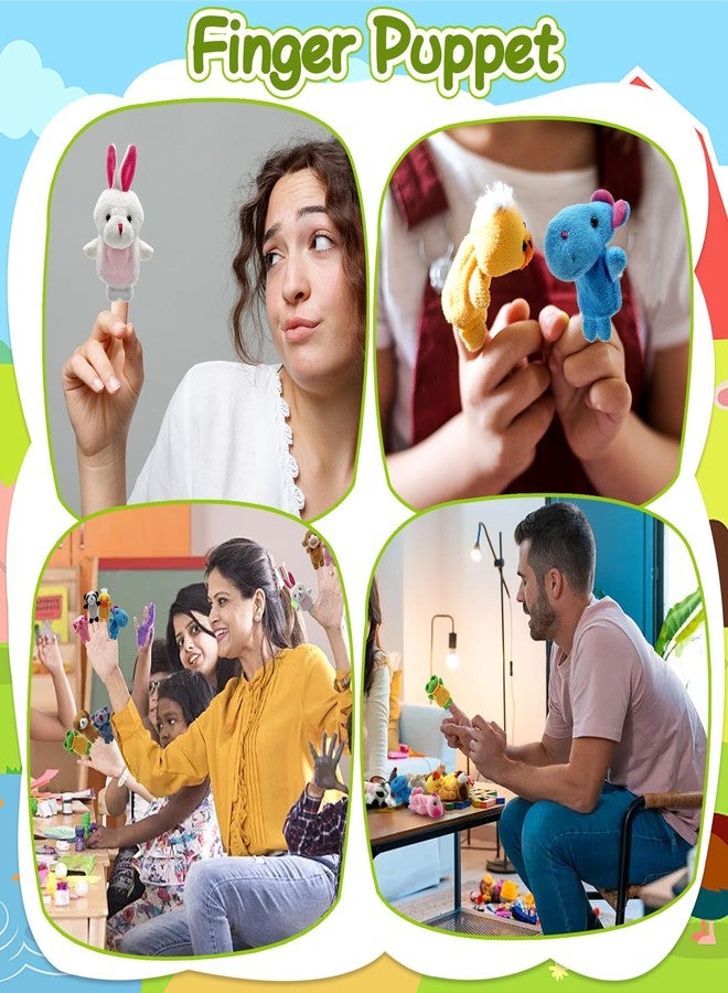 XIPEGPA 12 PCS Finger Puppets Set Mini Stuffed Animals Finger Puppet for Storytelling Playing Teaching Shows Playtime Schools Birthday Party Favor Supplies - Image 5