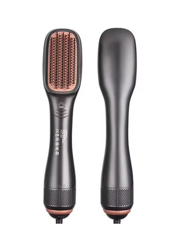 فرشاة فرد الشعر الأيونية للنساء – فرشاة حرارية احترافية مضادة للهيشان مع تسخين سريع وشاشة LCD – لجميع أنواع الشعر - Image 1