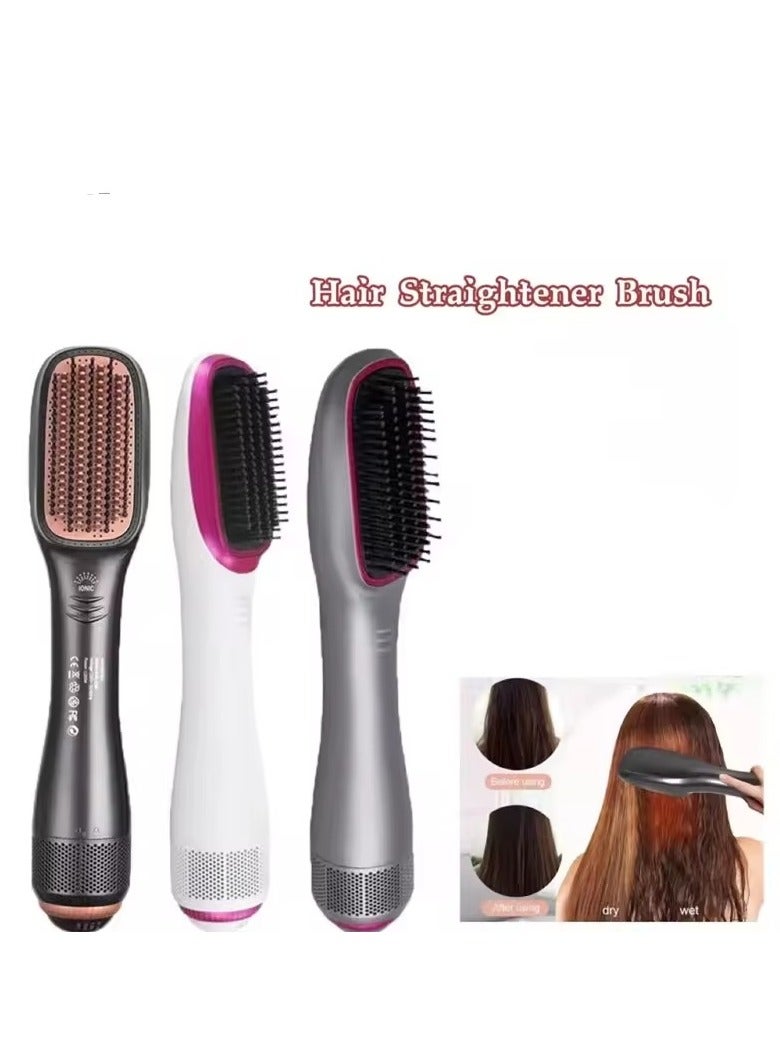 فرشاة فرد الشعر الأيونية للنساء – فرشاة حرارية احترافية مضادة للهيشان مع تسخين سريع وشاشة LCD – لجميع أنواع الشعر - Image 2