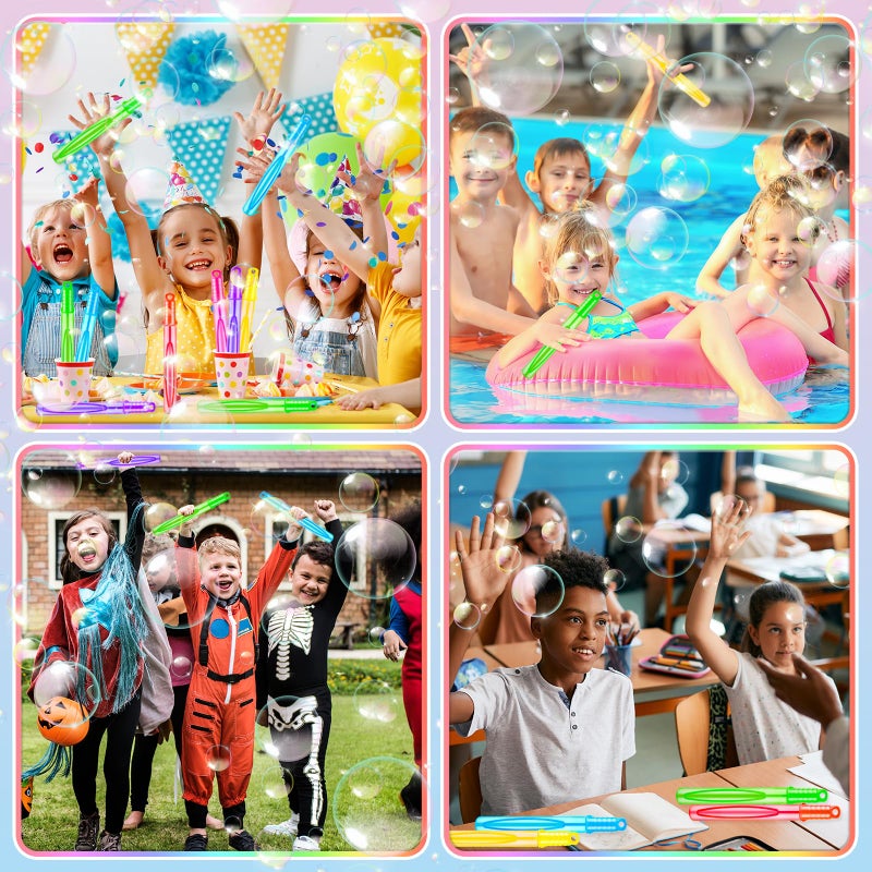 ZIRSENG Bubble Wands 48 Piece In 6 Colors  2Oz Bubbles Party Favors Bulk For Kids  Summer Outdoor Gifts For Boys Girls  Themed Birthday  Carnival  Wedding  Classroom Prizes  Ideal Goodies Bags Stuffers - Image 5