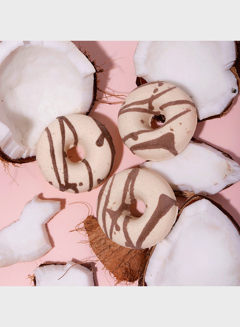 NCLA Coconut Vanilla Bath Treats (3 Pc Bath Bomb Set) 3 X 65G, Savings 26% - Image 5