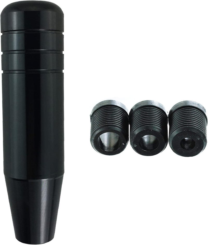 Abfer 5" Heavy Weighted Shift Knob - Black Aluminum Alloy - Image 5