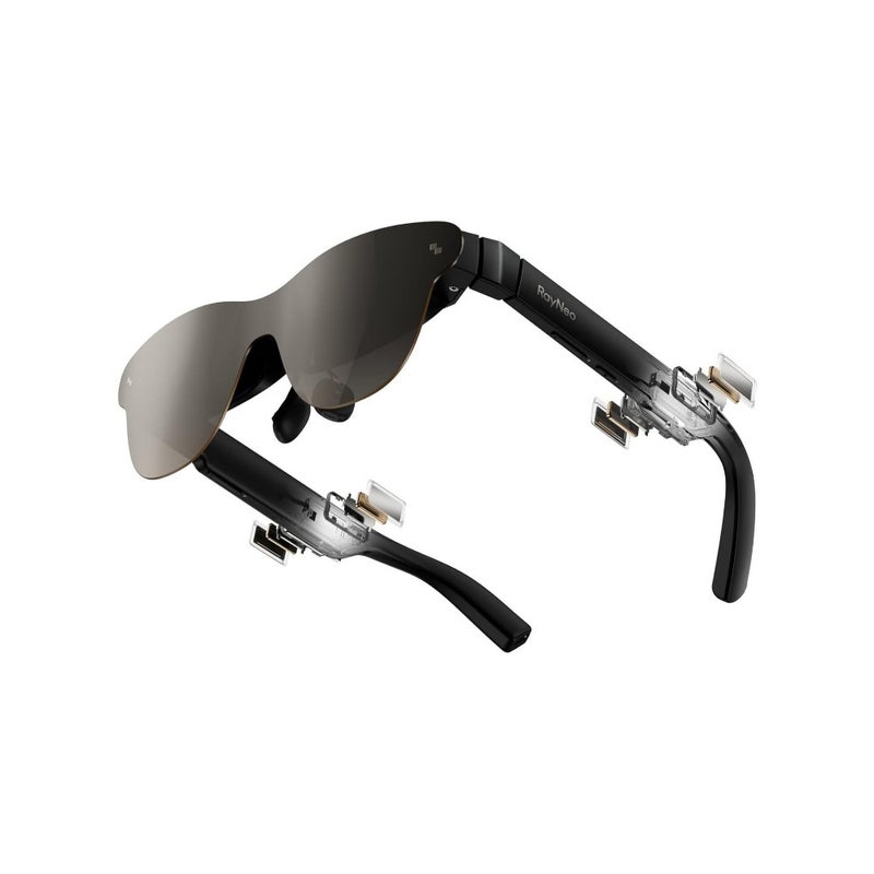 RayNeo Air 3s Pro AR/XR Glasses, 201" 120Hz FHD HueView Display, Portable AR Video Eyewear Gaming Glasses for iPhone 16/15, Android, Mac, Switch, PS5, Steam Deck - Next-Gen Wearable Theater-3Spro - Image 1