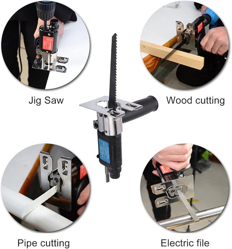 Electric Drill To Saw Adapter Reciprocating Chain Saws Converter Cutting Hand Tool - Image 4