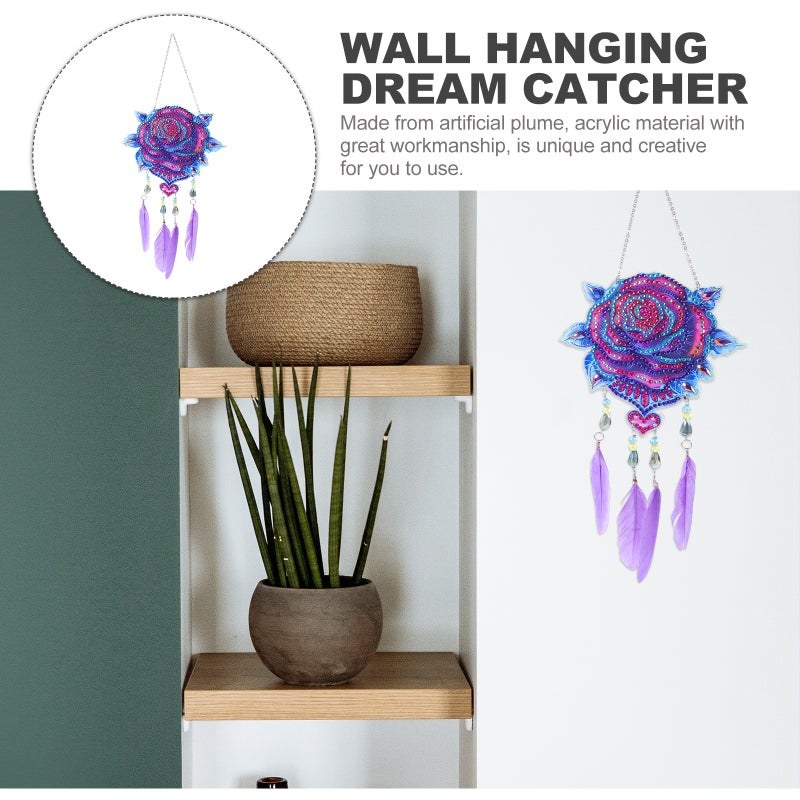 2pcs Wall Hanging Bedroom Hanging Plume Wall Art Decor - Image 3