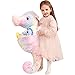 IKASA Giant Seahorse Stuffed Animal Plush Toy30 Large Sea Horse Cute Jumbo Soft ToysHuge Big Size Plushy Plushie with Two BabiesGifts for Kids - Image 4