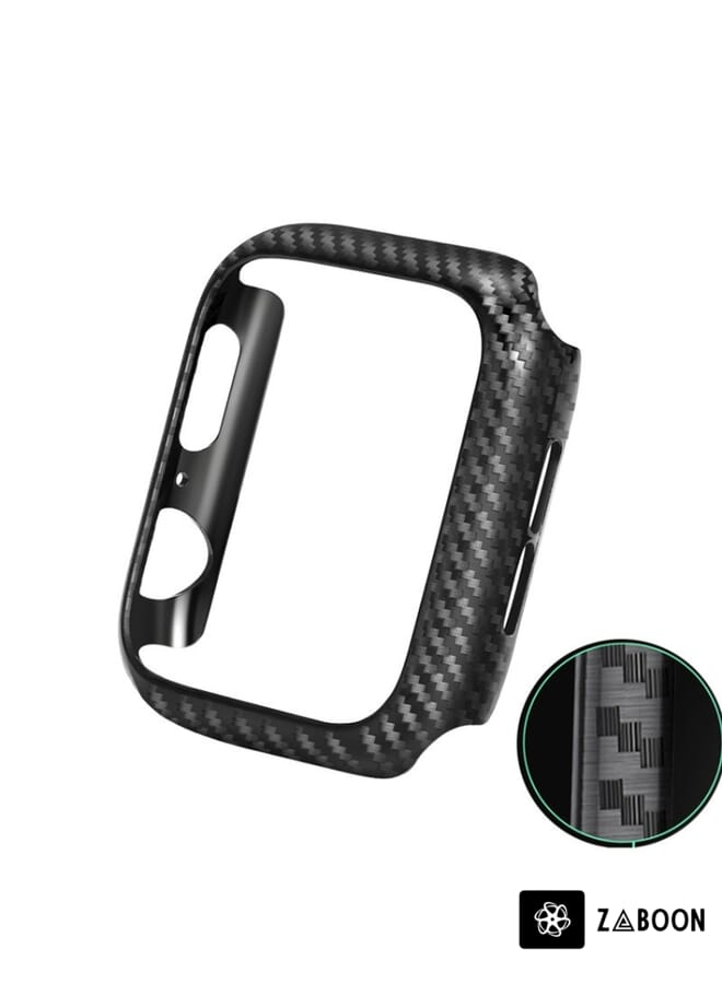 Zaboon حافظة ساعة من ألياف الكربون لجهاز آبل ووتش سيريس 8 / 7 41 مم - Image 3