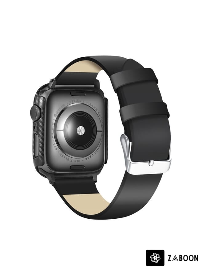 Zaboon حافظة ساعة من ألياف الكربون لجهاز آبل ووتش سيريس 8 / 7 41 مم - Image 5