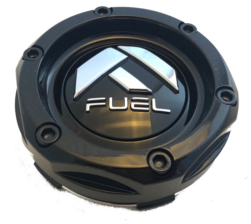 Fuel Offroad غطاء مركز عجلة فويل أوف رود أسود لامع (الكمية 1) # 1003-46b - Image 5