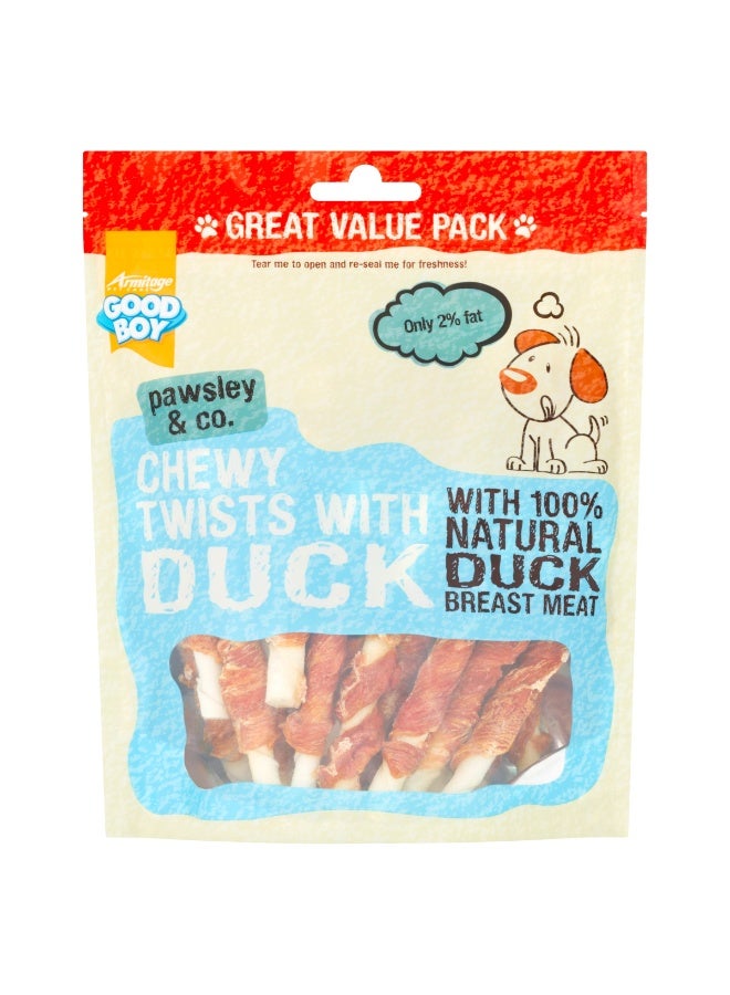 Good Boy Chewy Twists with Duck Value Pack - Dog Treats