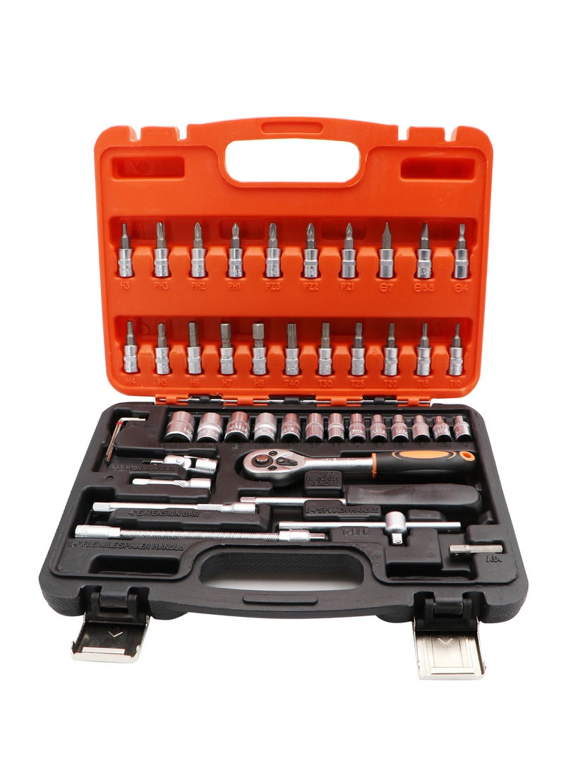 Max Germany Max Germany CT124601-1 Socket & Bit Set, 46 Pieces  - Image 1