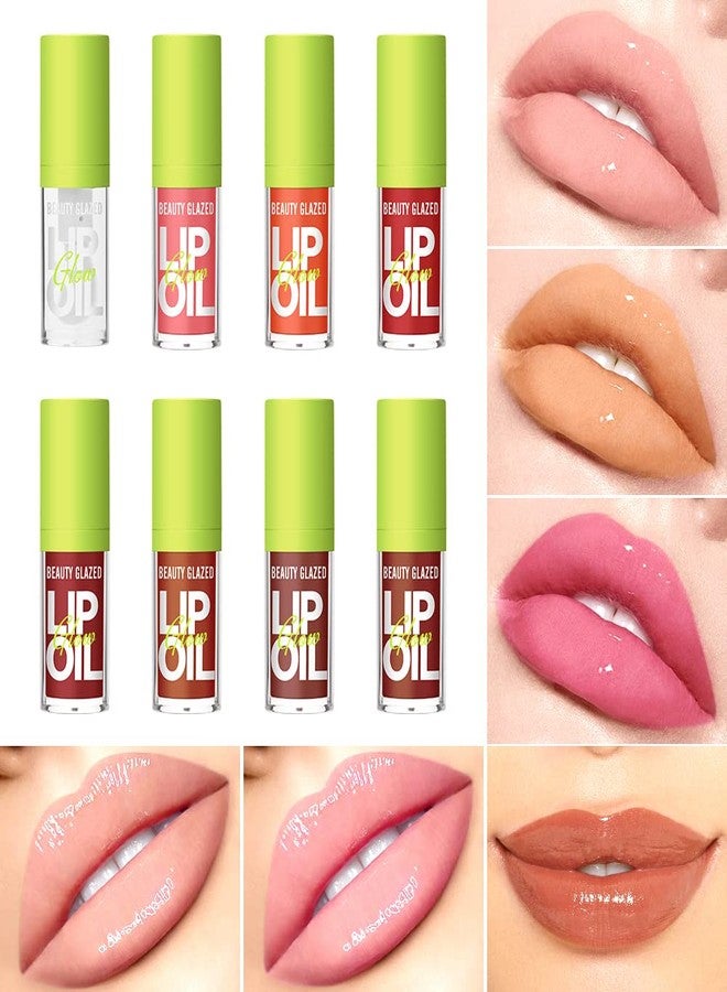 MYUANGO Lip Oil Moisturizing, Hydrating Lip Care Lip Tint, Shiny Lip Glow Vegan Plumping Lip Gloss for Dry Lips (101, STANDARD SIZE) - Image 2