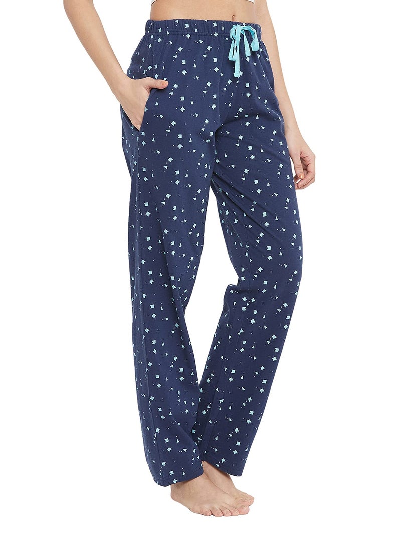 Clovia Women'S Pack Of 2 Cotton Assorted Color & Prints Pyjama (COMBOLB23_Assorted_S) - Image 3
