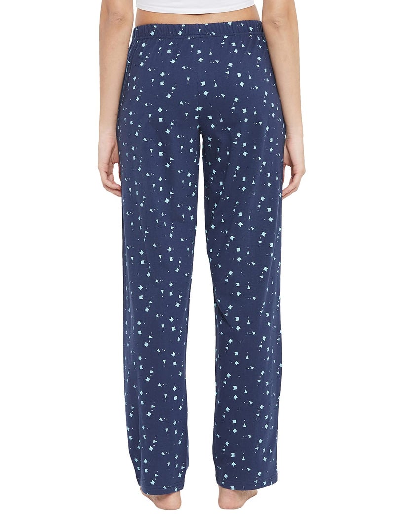 Clovia Women'S Pack Of 2 Cotton Assorted Color & Prints Pyjama (COMBOLB23_Assorted_S) - Image 4