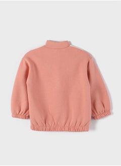 LC WAIKIKI Turtleneck Long Sleeve Baby Girl Sweatshirt and Pants 2-Piece Set  - Image 3