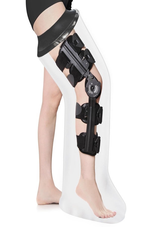 KEEFITT Adult leg cast protector for shower, KT1190 Waterproof Shower Bandage and Cast Cover Full Leg Shower Protector Watertight Protection to Broken Leg, Knee, Foot, Ankle Wound, Burns Reusable - Image 1
