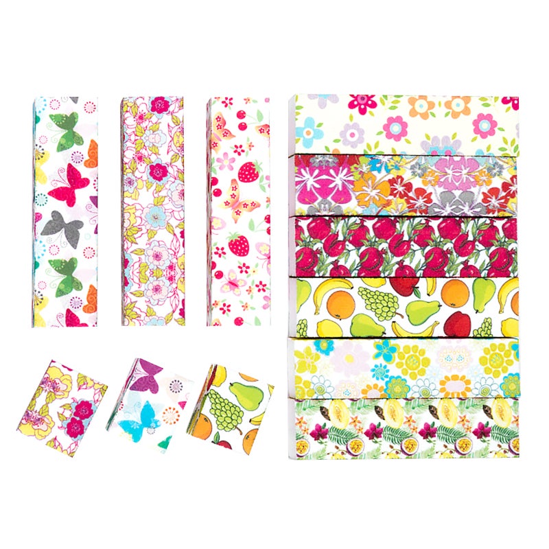 Set of 12 Multicolor Nail Buffer Blocks Sponge Mini Nail Block Printing Nail File for Manicure & Pedicure Nail Tools - Image 3