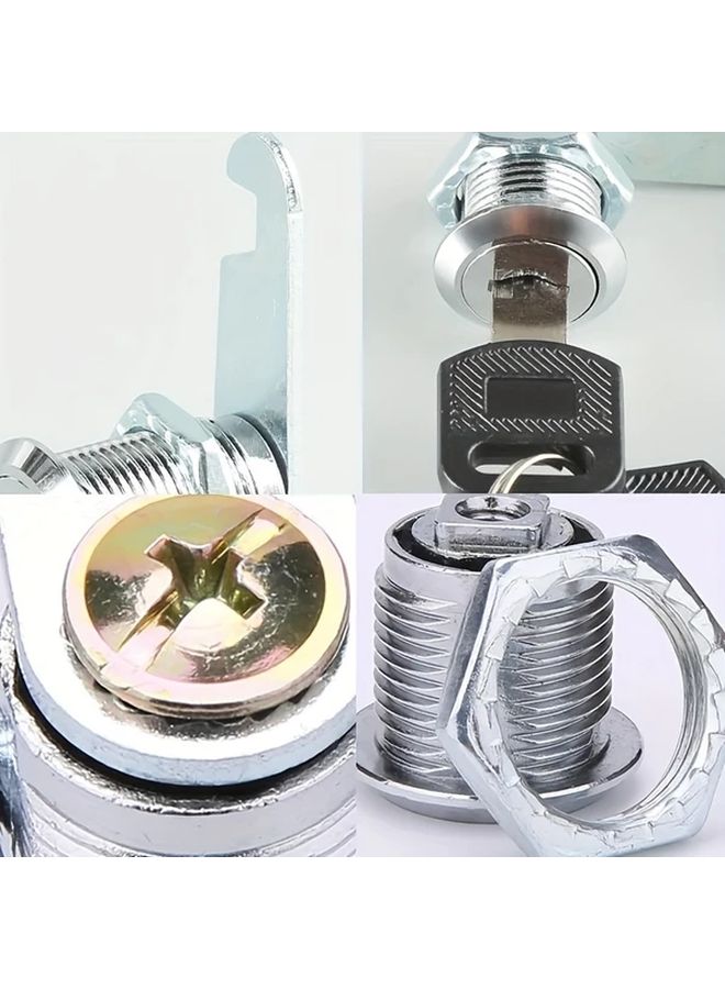 16mm Keyed Cylinder Cam Locks With Keys For Tool Box File Cabinet Drawer - Image 5