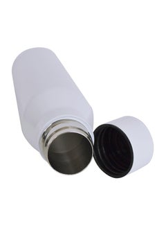 Hans Larsen Hans Larsen Hunfeld Double Walled Vacuum Insulated Water Bottle White 8 Hours Hot and 24 Hours Cold Stainless Steel Reusable 500ML  - Image 2