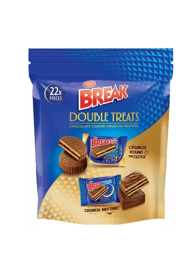 Tiffany Tiffany Break Double Treats Chocolate Covered Crunchy Wafers- 336gm  - Image 1