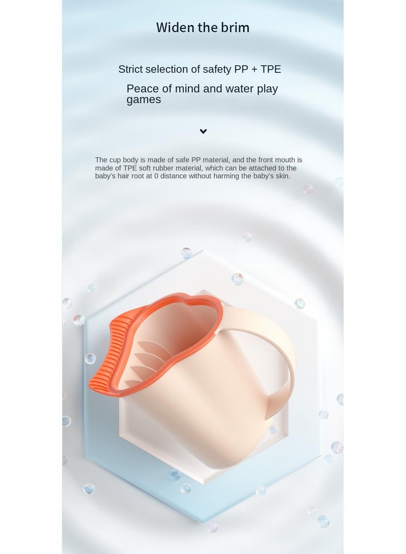 general 2-Piece Baby Silicone Adjustable Shower Cap Water Blocking Ear Protection Shampoo Cap - Image 3