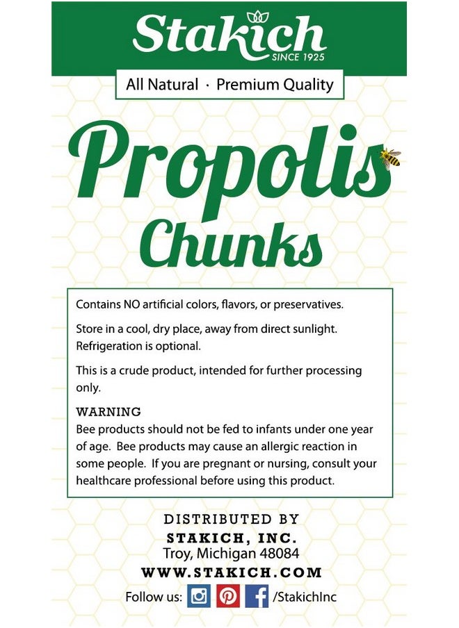 Bee Propolis Chunks Pure Natural 4 Ounce - pzsku/ZE6F5E1B7AAF3C7BCDB6DZ/45/_/1695145596/6159b505-97fa-4390-bca1-3495a978def3