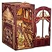 CUTEBEE Book Nook Kit DIY Miniature House Dollhouse Kit for Adults Booknook Tiny House Bookshelf Decor 3D Wooden Puzzle Gifts for Family and Friends Library of Wisdom - Image 2