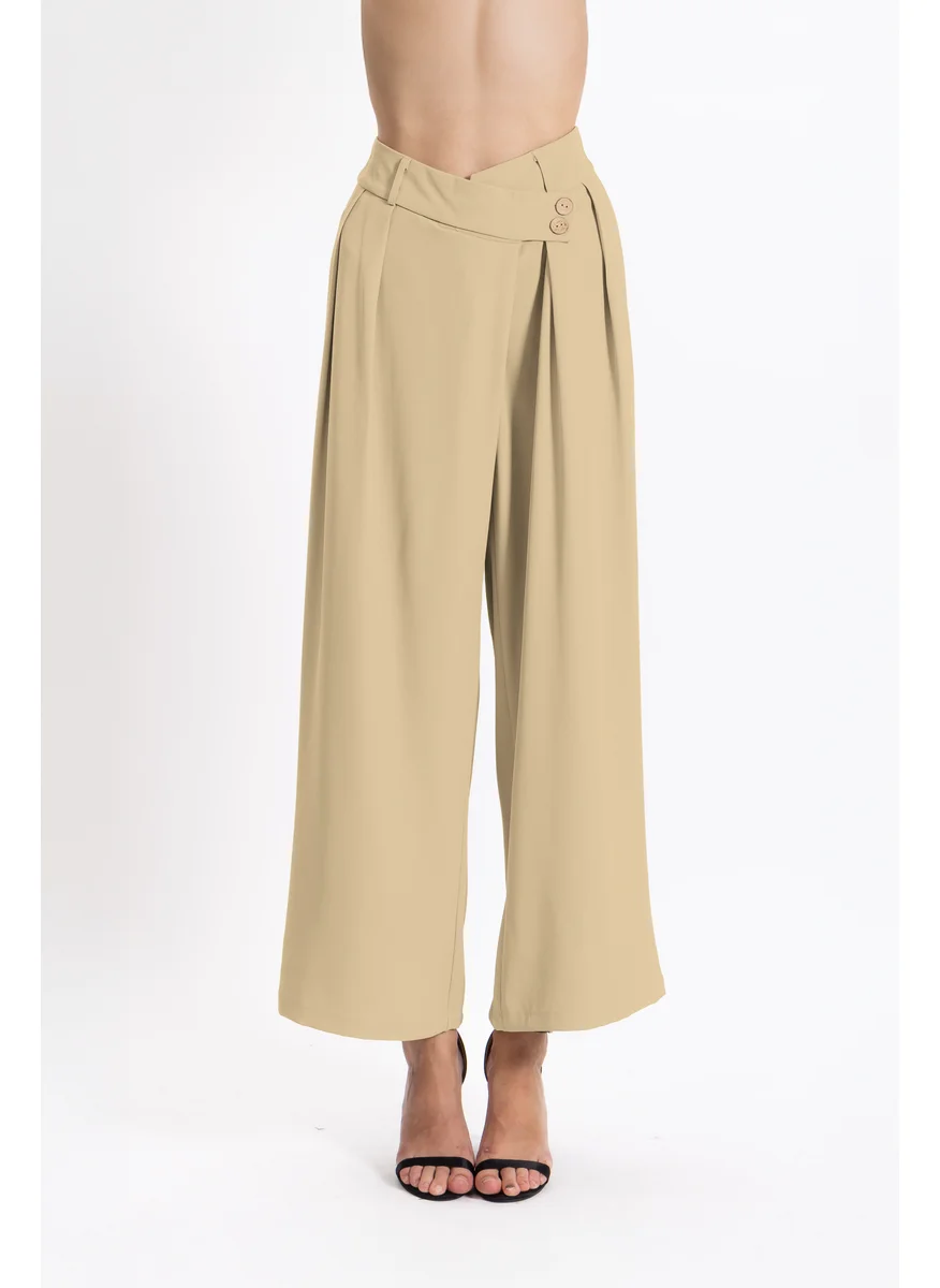 شايبس DETAILED CIFFON TROUSERS