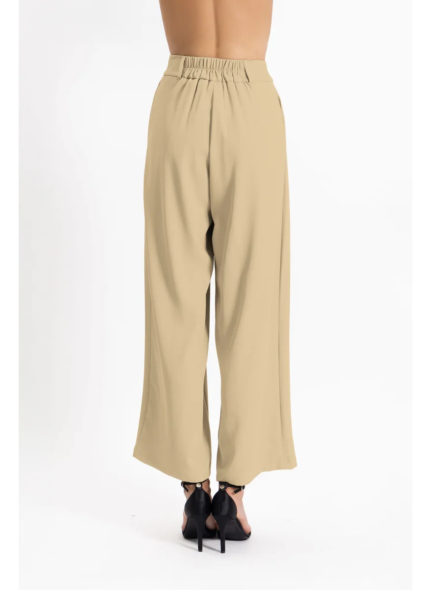 شايبس DETAILED CIFFON TROUSERS