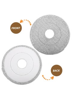 KIIUMI 4 pieces,Mop cloth replacement parts,round  - Image 3