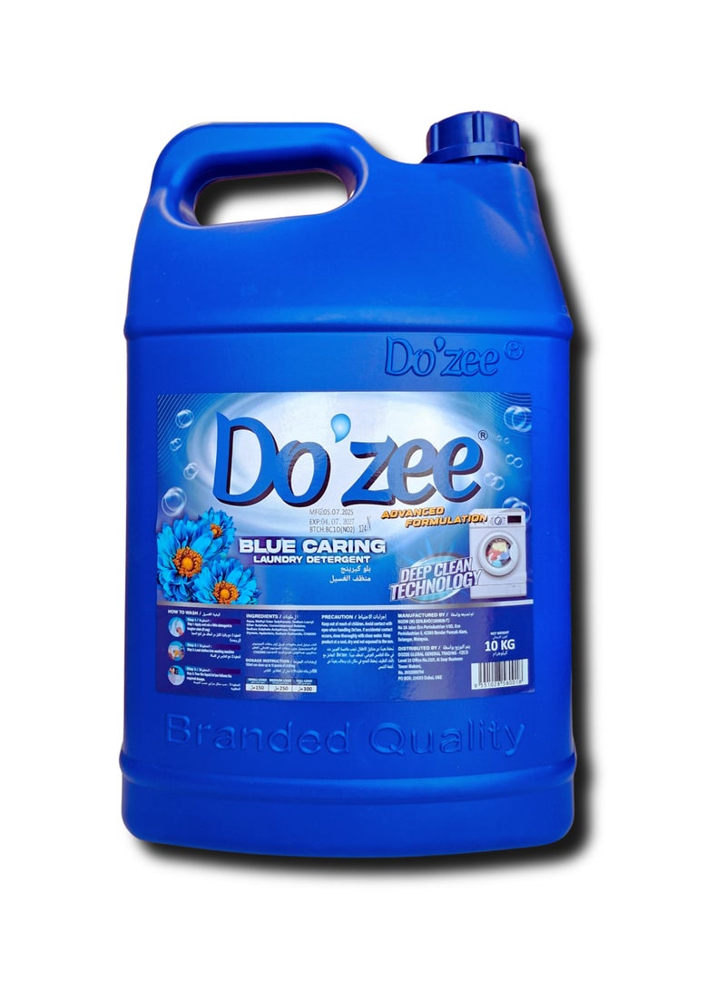 Do'zee Blue Caring Liquid Laundry Detergent, 10 Liters - Image 4