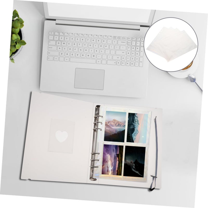 Photo Album Refill Pages 10 Sheets Binder Sleeves for ID Credit Cards Photocard Protection - Image 4