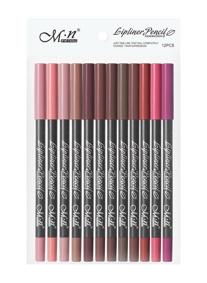 مي ناو قلم تحديد الشفاه الكريمي من مي ناو نيو - 12 لونًا - Image 1