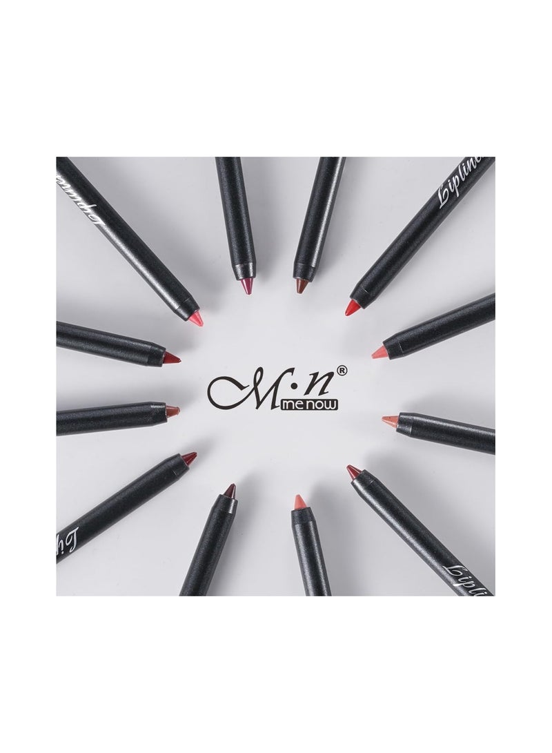مي ناو قلم تحديد الشفاه الكريمي من مي ناو نيو - 12 لونًا - Image 4