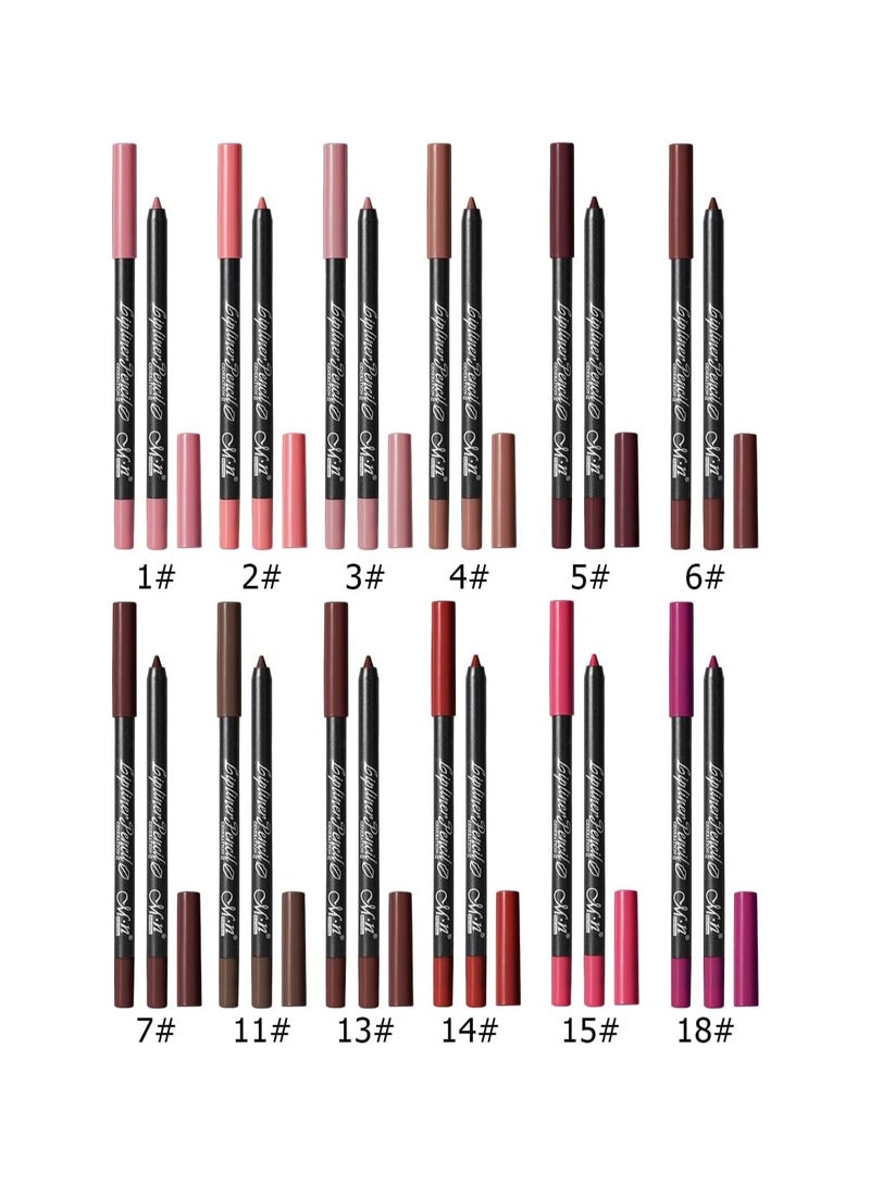 مي ناو قلم تحديد الشفاه الكريمي من مي ناو نيو - 12 لونًا - Image 2