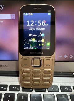جيراسول Girasole G30 - موبايل ثنائي الشريحة 2.4 بوصة - ذهبي , هاند فري هدية , 12 شهر ضمان  - Image 3