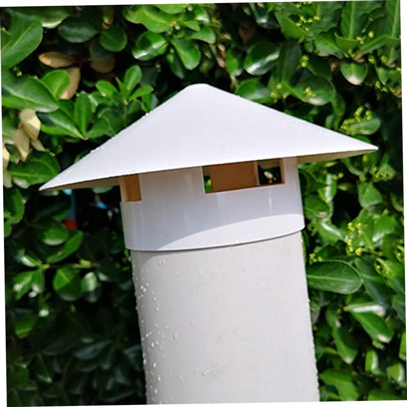 Chimney Vent Cover Rainproof Cap Drainage Cap for RV Black - Image 3
