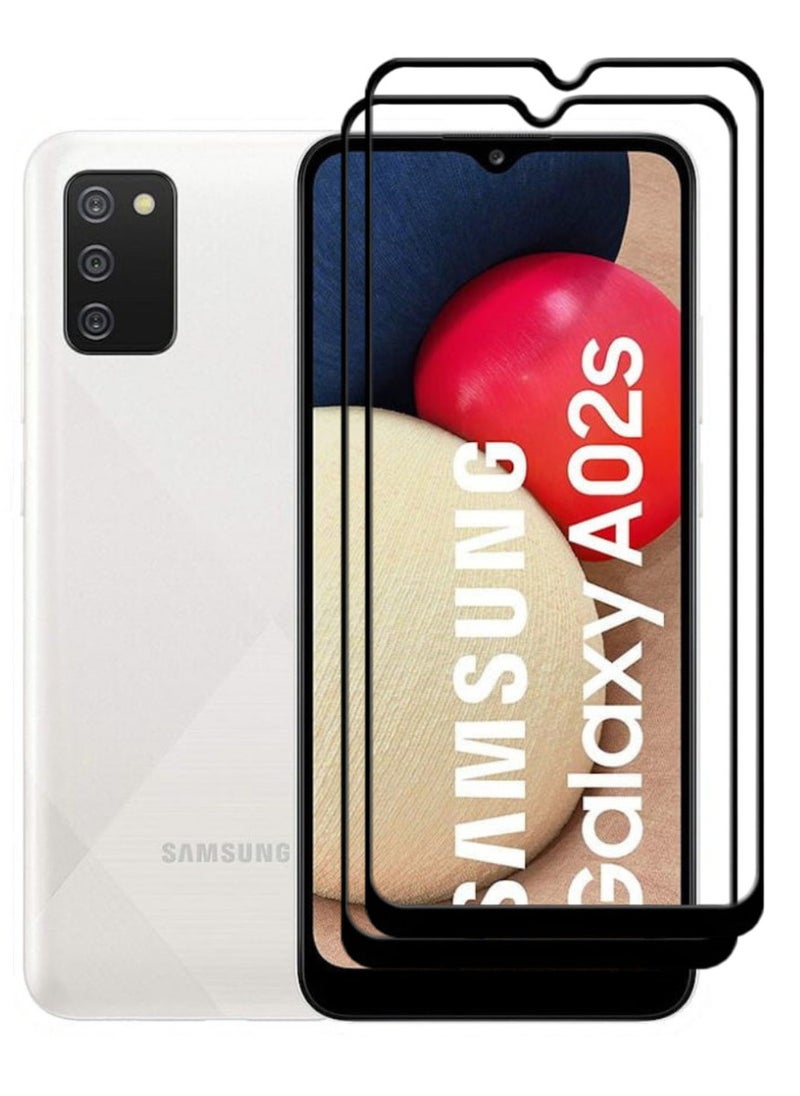 ACLIX 2 Pieces Antistatic ESD Dustproof Premium Quality High Definition Tempered Glass Screen Protector Designed For Samsung Galaxy A02s - Image 1