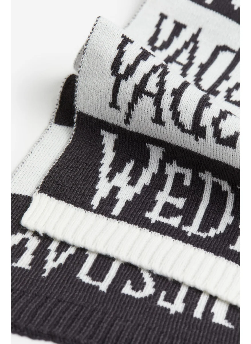 اتش اند ام Jacquard-Knit Scarf