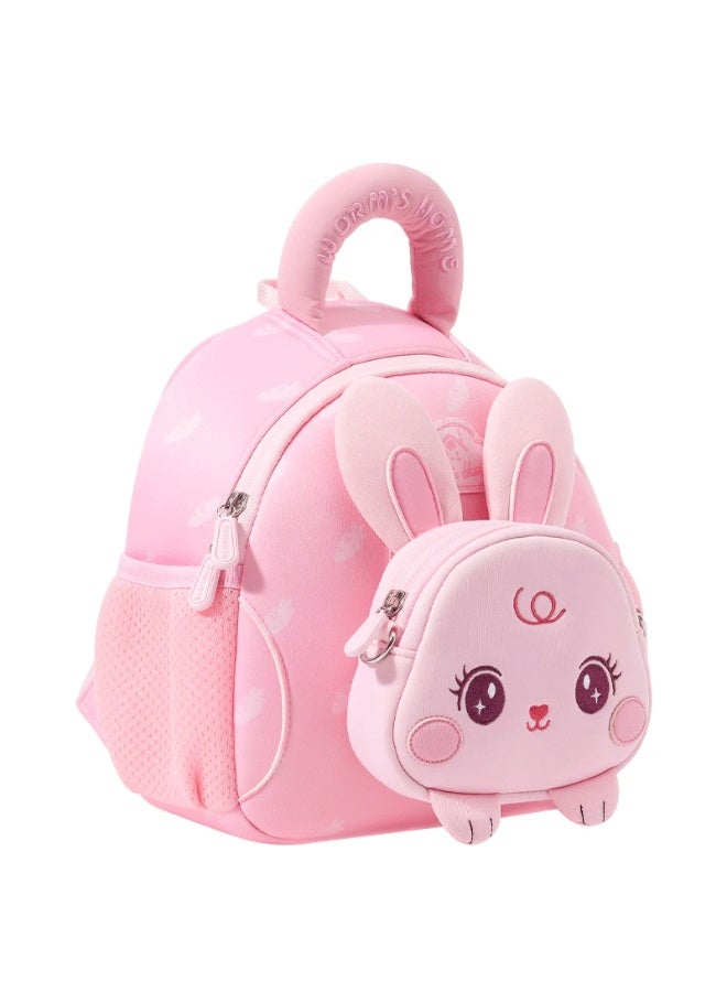 Girls Rabbit School Backpack  2-5 Years – Large Capacity Lightweight Breathable Wear-Resistant Multifunctional – School Supplies - Image 1