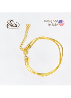 Classia Layered Bracelet | Stainless Steel | 18K Gold Plated - pzsku/ZE6F6854D83C5574889C4Z/45/_/1736404975/75ef69c9-4276-4e6a-b248-bddfb238a8ca